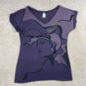 Purple Y2k/Glam Tee Shirt